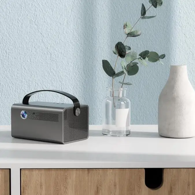 С фабрики мини портативный профессиональный V7 1280*800P Wi-Fi светодиодная лампа 500ANSI DLP