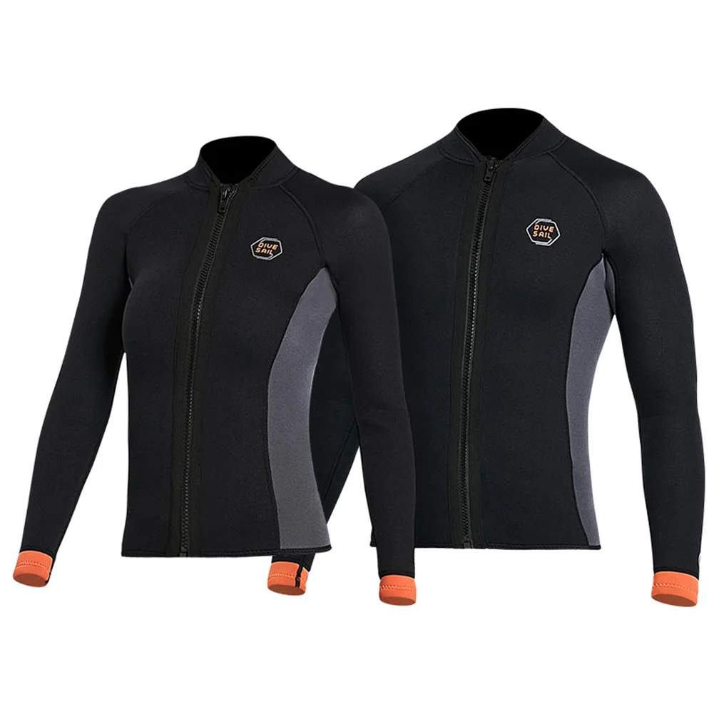 

3MM Neoprene Wetsuit Diving Split Jacket Top Scuba Wetsuit Cold-proof Warm Wet Suit Summer Board Sailing Snorkeling Surfing Suit