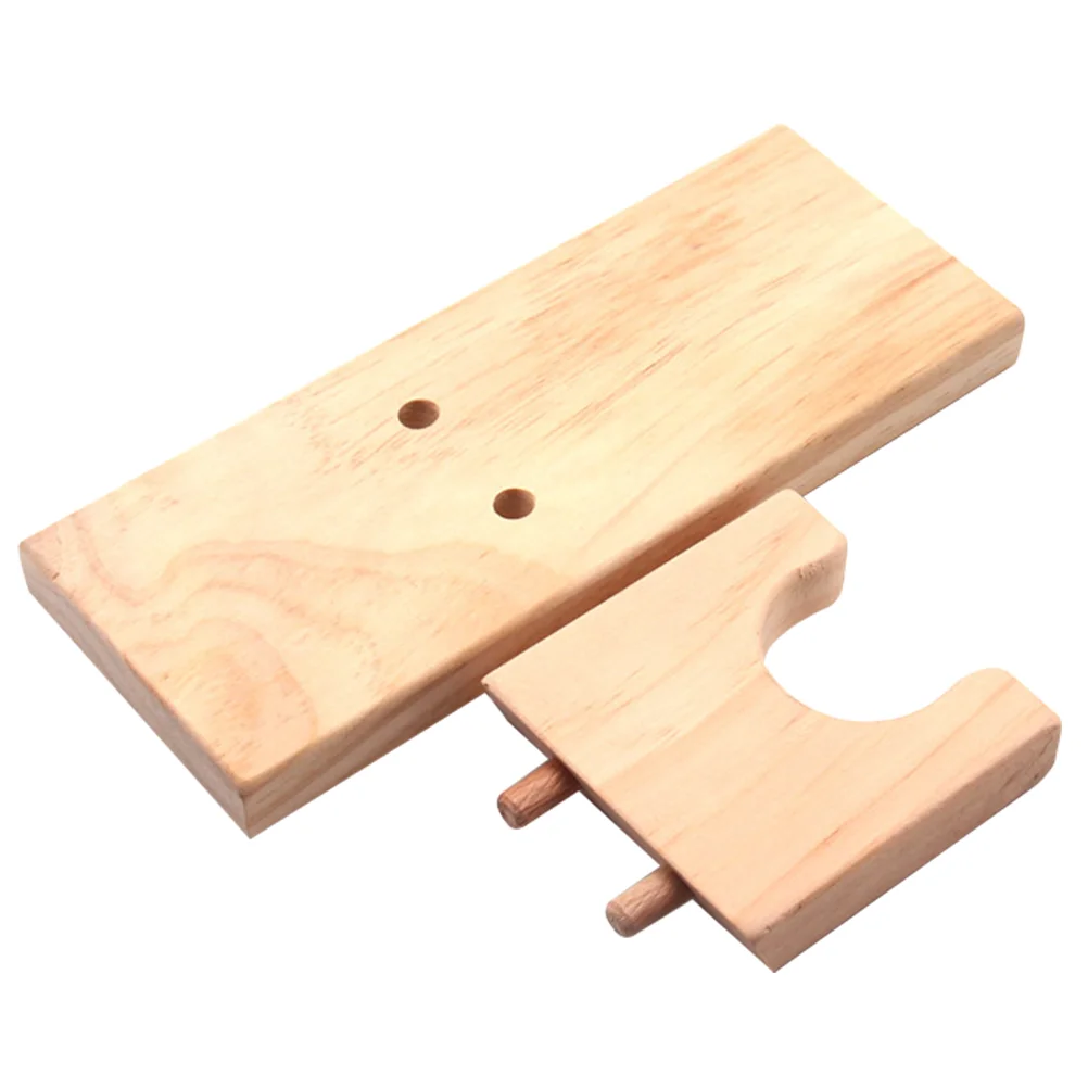 

Hot Glue Pen Rack Desktop Cellphone Holder Hot Glue Stand Wood Rack Hot Glue Pen Bracket Tablet Stand Desk