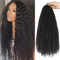 dansama synthetic 1830 afro kinky curly crochet braids hair ombre braiding hair extensions marly hair brown 613 hair expo city