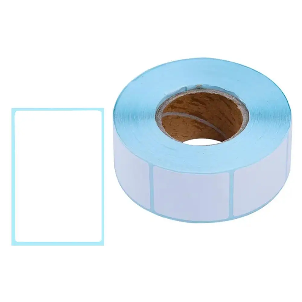 

New Portable Thermal Paper Removable Blank Label Rectangular Sticker Writable Barcode Supermarket Sticker Thermal Paper