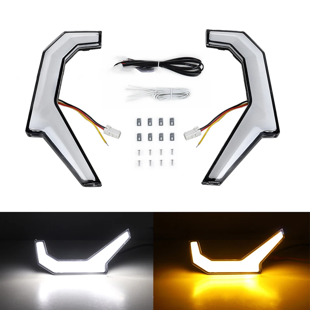 

2PCS Car LED Turn Signal Accent Light 12V Fit For Polaris RZR XP 4 2014-2018 RZR 900 RZR S 900 2015-2020 Car Accessories