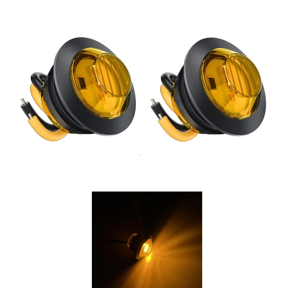 3 светодиодные водонепроницаемые боковые габаритные огни для грузовиков, задних габаритных огней