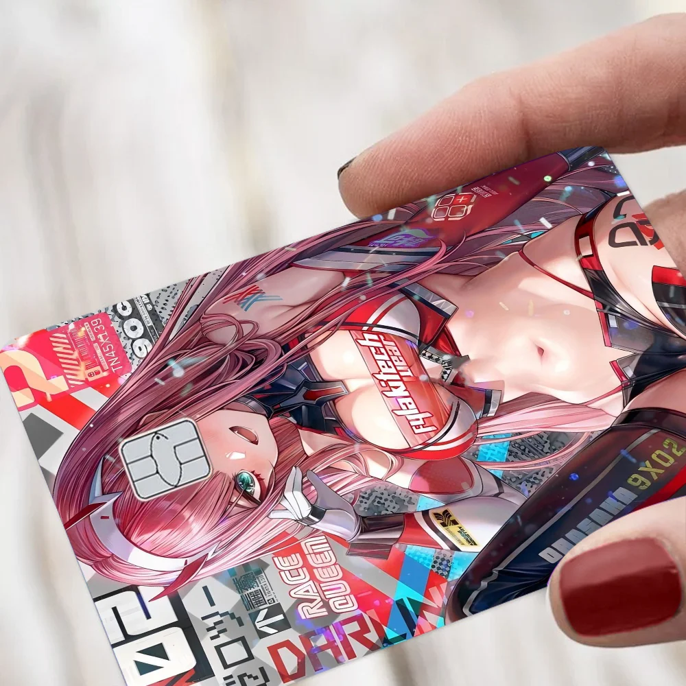 Аниме-плакаты Darling In The FranXX Zero Two Anmie наклейка пленка кожаный чехол для кредитной