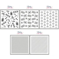 fun background puzzle dies and silicone stencil diy scrapbooking paper handmade album stamp die sheets greeting card