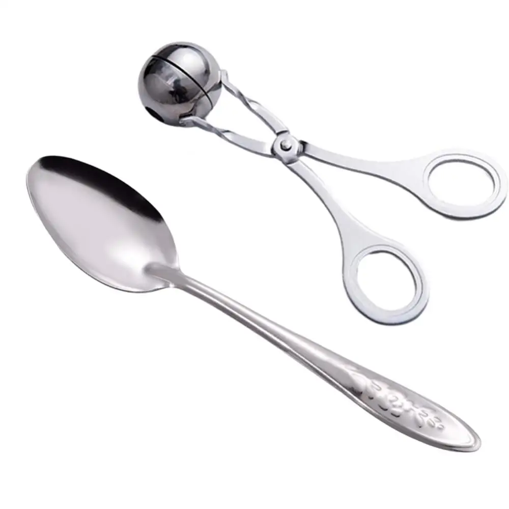 

Приспособление для рисовых шариков для домашнего использования, отлично подходит для десертов, гладкая Роскошная кофейная ложка из нержавеющей стали цвета розового золота, десерт в виде фруктов