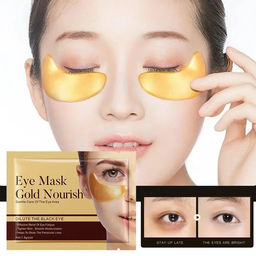 

Увлажняющие золотые подушечки для удаления темных кругов под глазами, подушечки для ухода за кожей вокруг глаз, наклейки для кожи вокруг глаз, антивозрастной гель L8y7