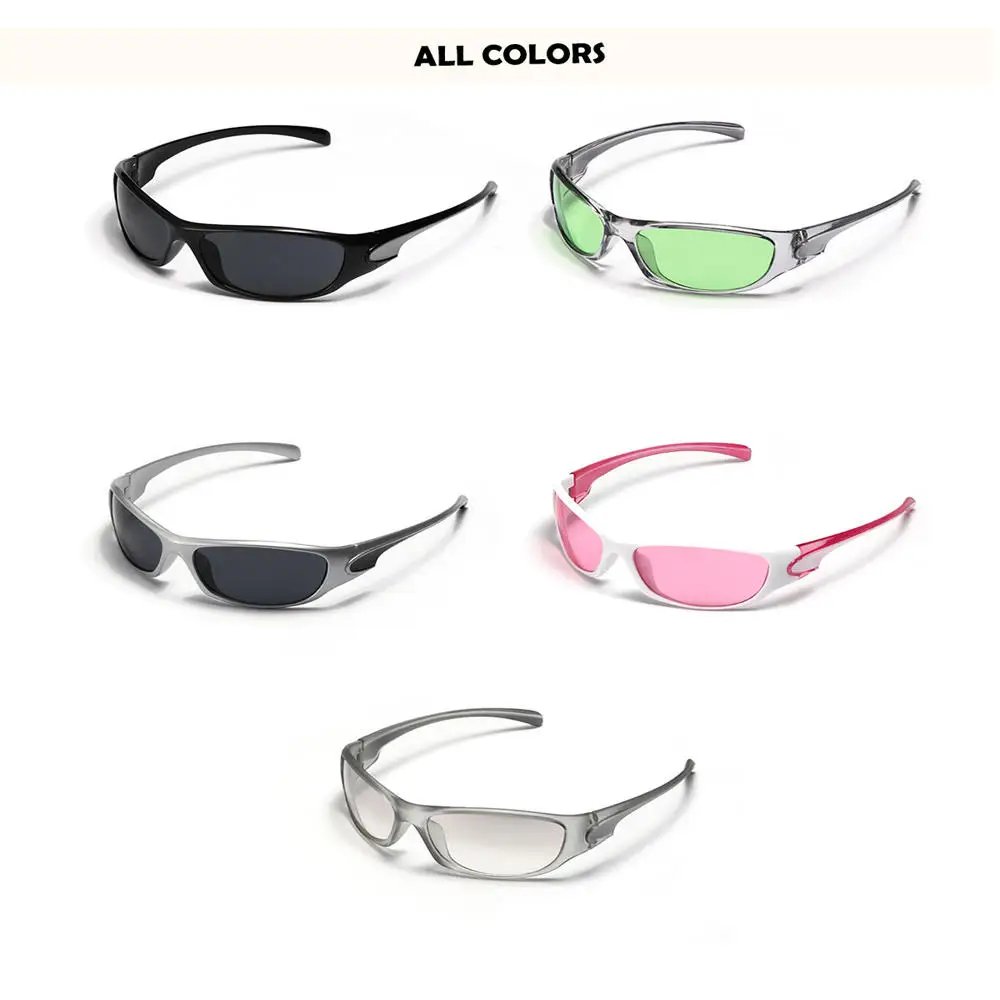 

Sunglasses Retro Resin 2022 Hip Hop Style Outdoor Driving Glasses Steampunk Goggles Gothic UV400 Goggle Shades Mirror Colorfull