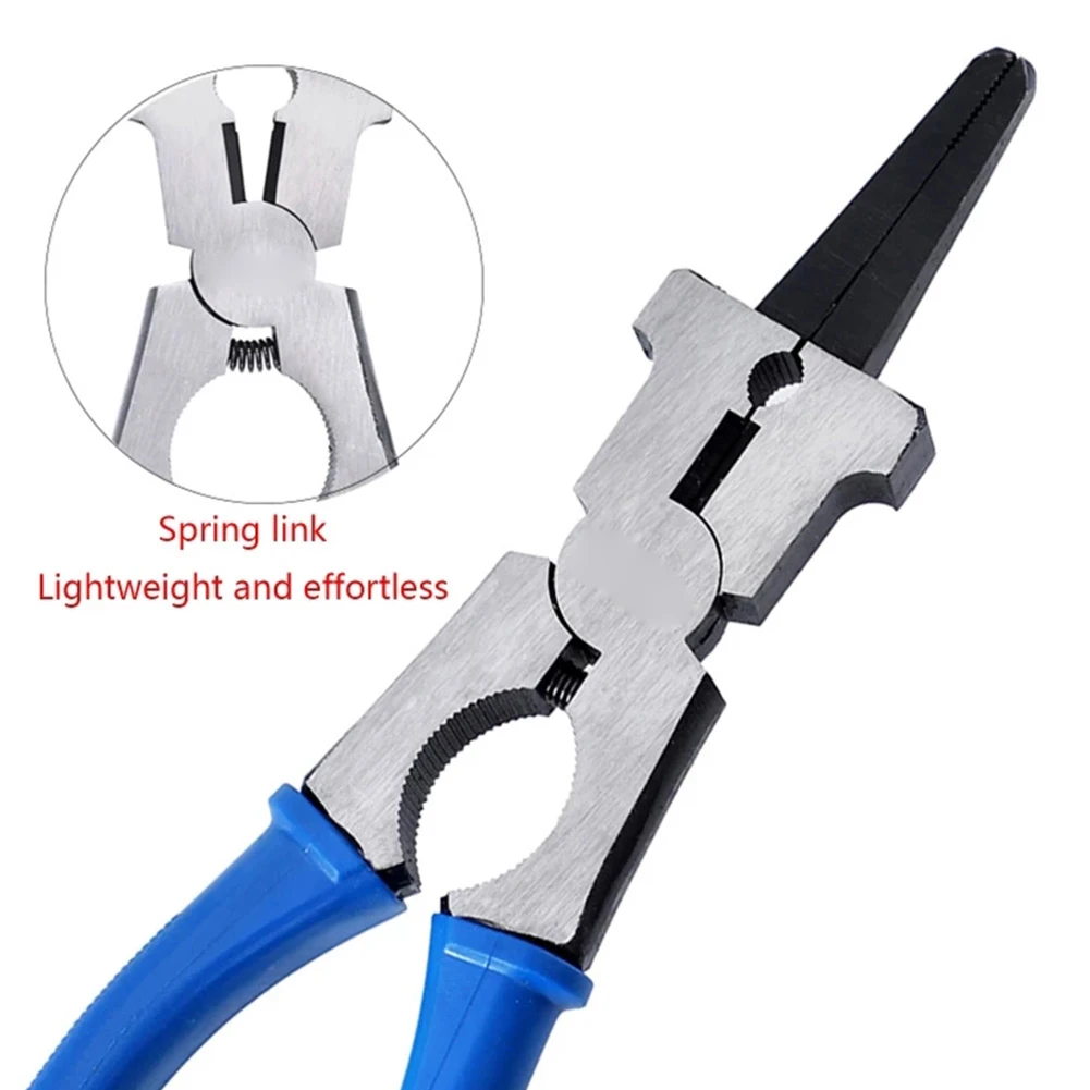 

1Pc Multipurpose Welding Pliers Flat Mouth Pliers HCS 215mm Insulated Handle Welding Tools For MIG Welding Torches