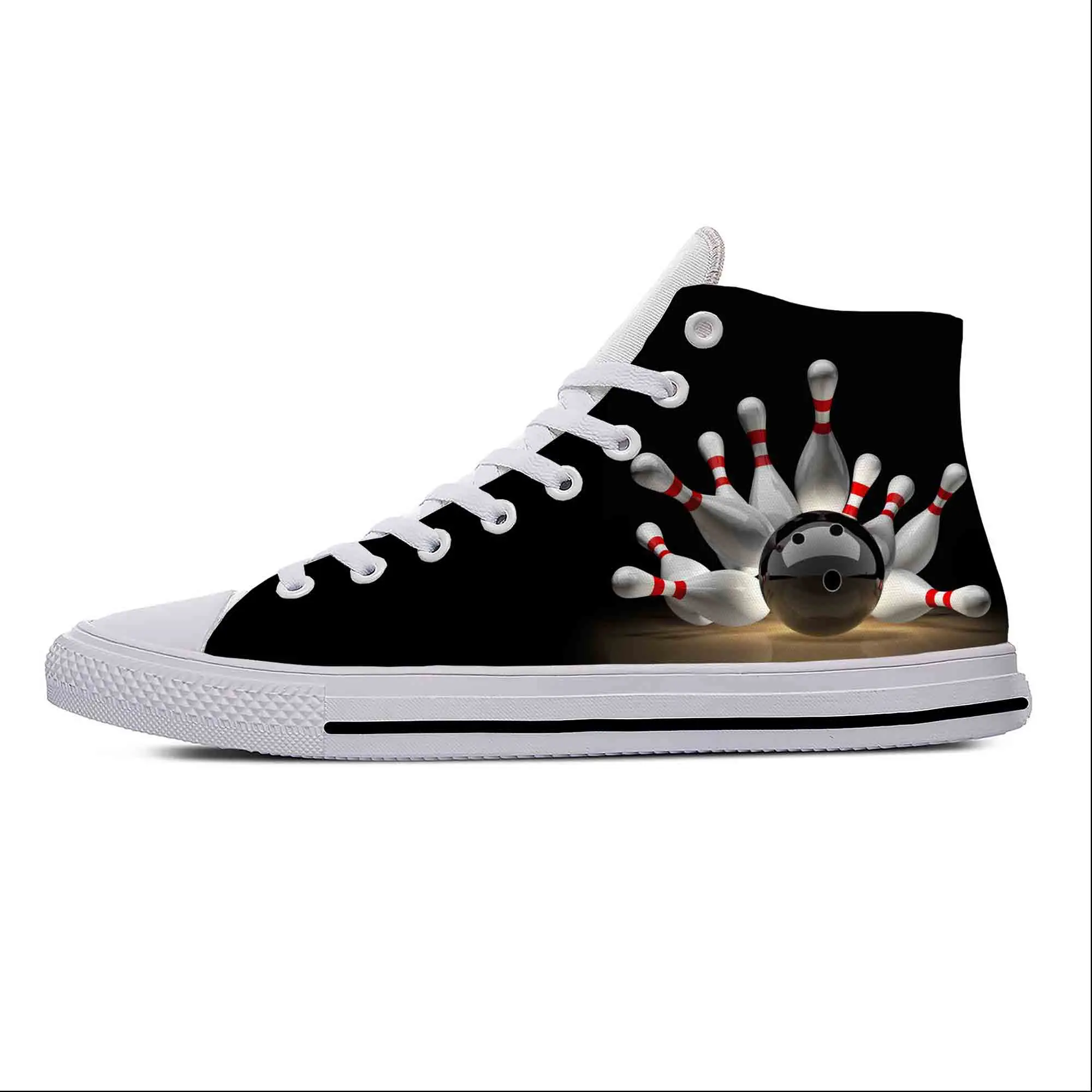 

Hot Anime Cartoon Manga Sport Bowling Casual Shoes High Top Lightweight Summer Board Shoes Breathable Men Women Latest Sneakers