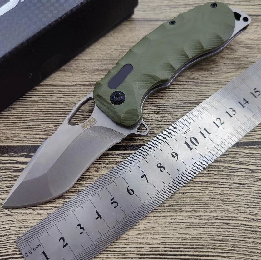 

High hardness CTS XHP blade G10 handle outdoor camping survival sharp portable pocket fruit folding knife EDC Tools