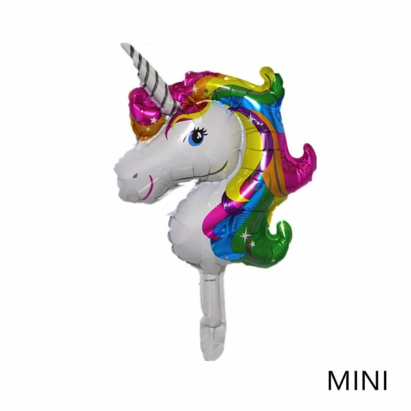 

Надувной шар-единорог из фольги