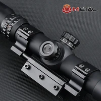 tactical 25mm 30mm scope mounting base metal shock absorbing base fit 20mm picatinny rail airsoft hunting magnifier sight base