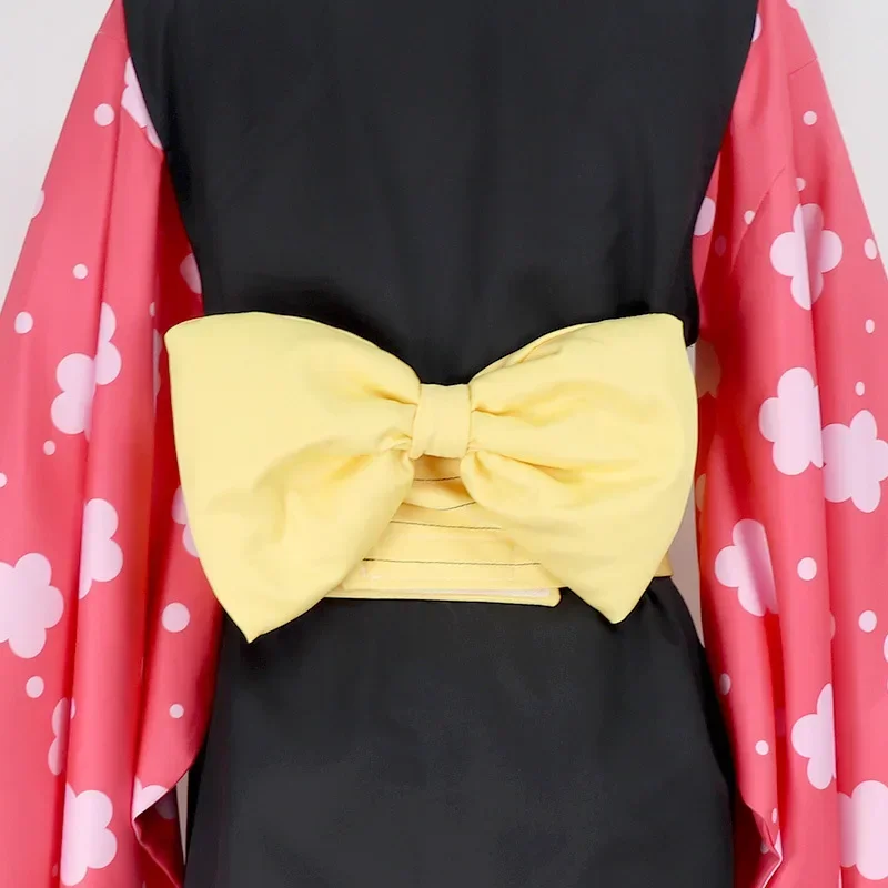 Wat22 аниме Макомо костюмы для косплея Kimetsu No Yaiba Sabito парик кимоно комплект одежды