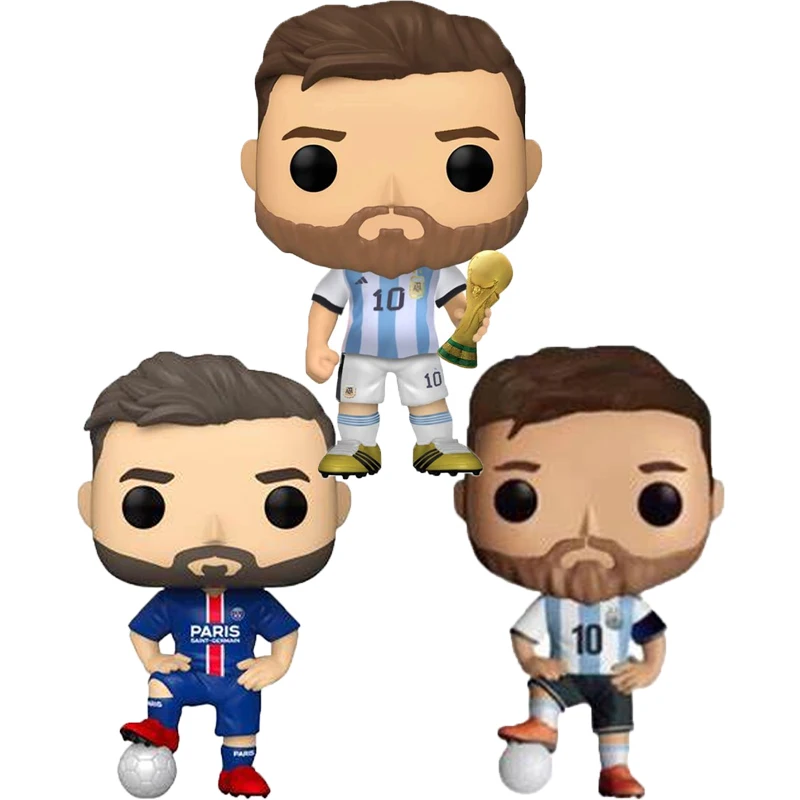 

World Champion Football Player LeoMessi LionelMessi #10 Messi #50 Vinyl Figure Toys Messi Funkoe Figure Gifts