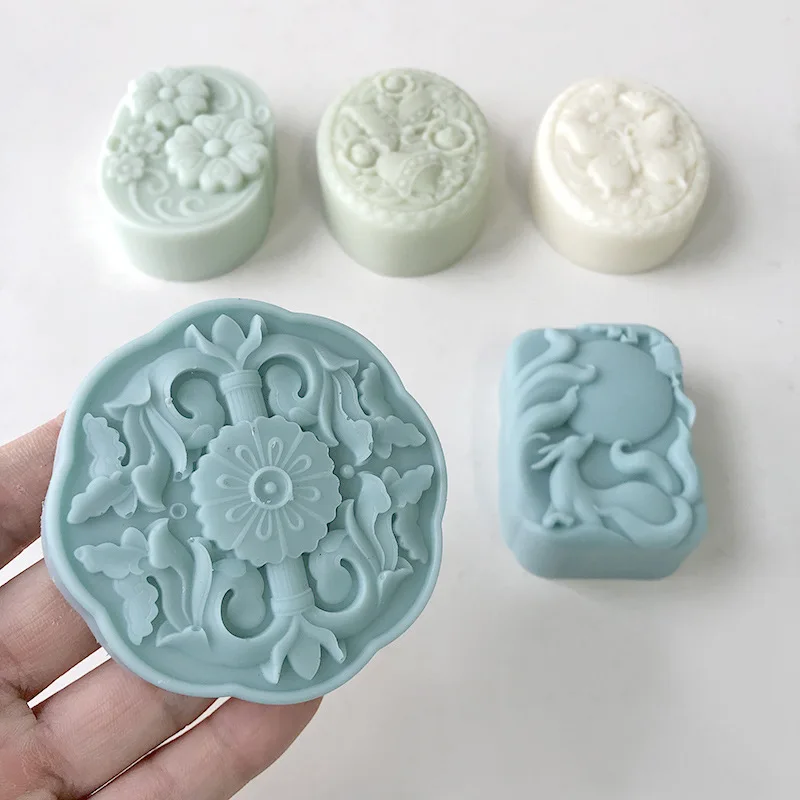 

DIY Floral Pastry Silicone mold Creative Handmade Soap Mold