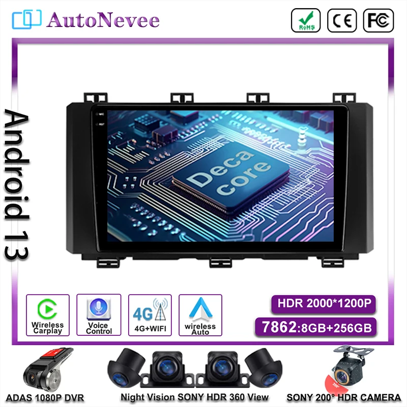 Android 14 для сенсорного радио SEAT Ateca Cupra 2016-2021 авторадио мультимедийный