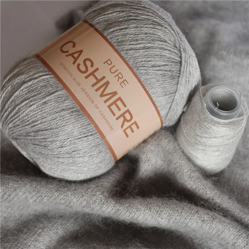 

Mongolian Pure Cashmere Yarn Crochet knitting Natural Scarf Wool Yarn Baby Knitting laine Yarny Knit Thread Hand-knitted Best