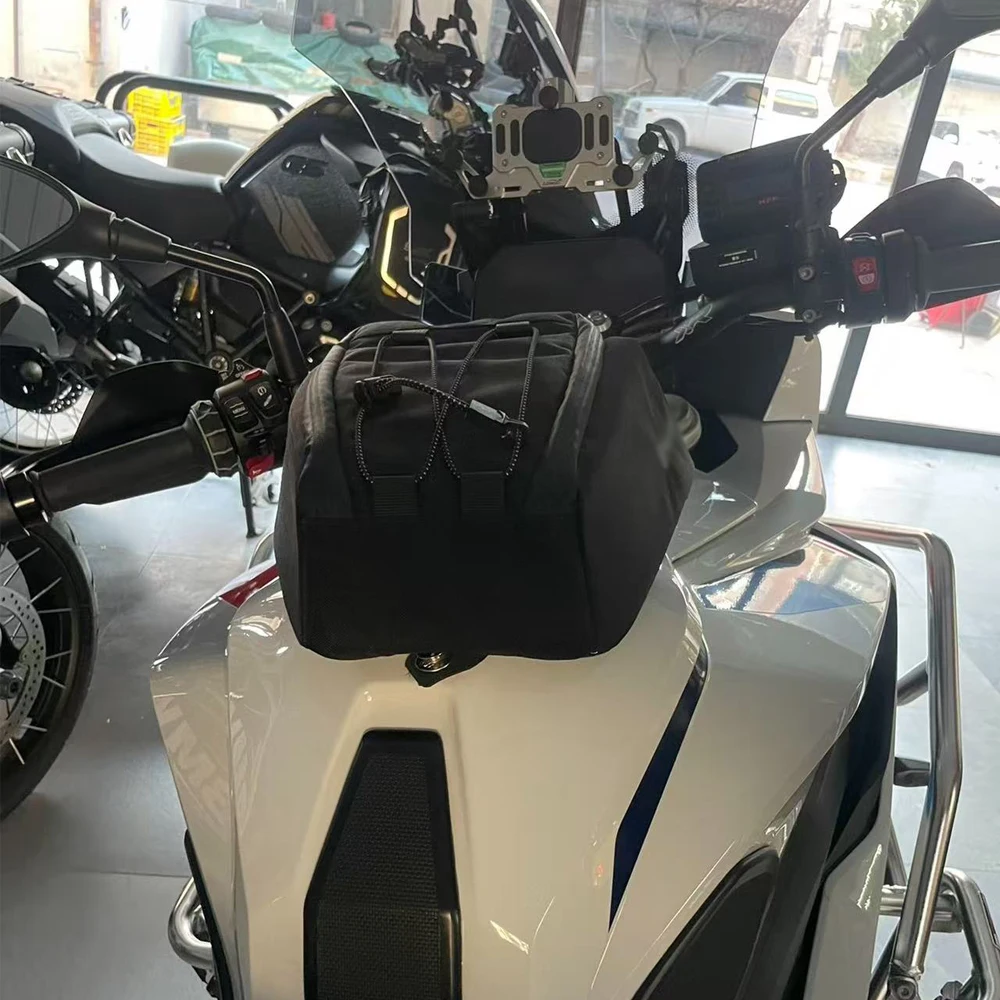 Фото Для BMW S1000XR S1000 XR 2020 2021 2022 2023 2024 2025 Новые аксессуары для мотоциклов Сумка для топливного бака Сумка для хранения черный комплект №4