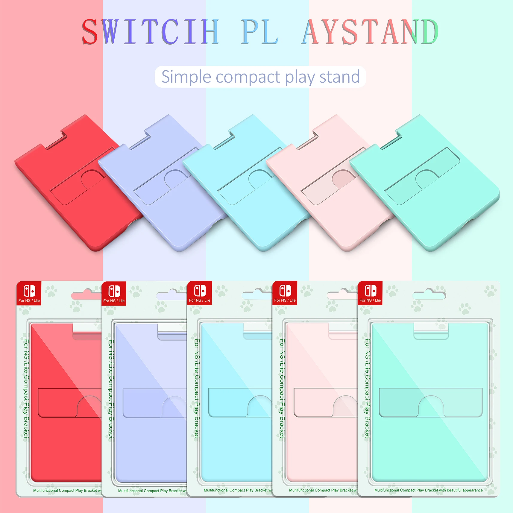 ns normal switch game console stand for nintendo switch mobie phone pad pink holder classic ns bracket adjustable accessories free global shipping