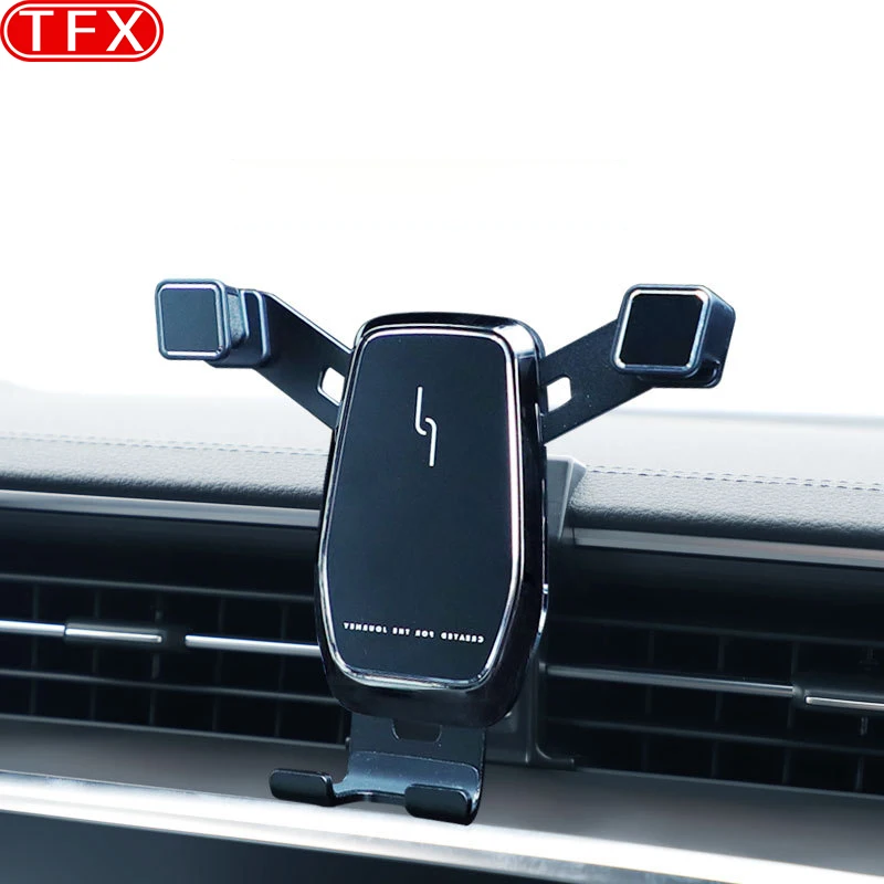 

For Audi A6 C8 A7 4K 2019-2022 Car Styling Mobile Phone Holder Air Vent Mount Gravity Bracket Stand Auto Modified Accessories