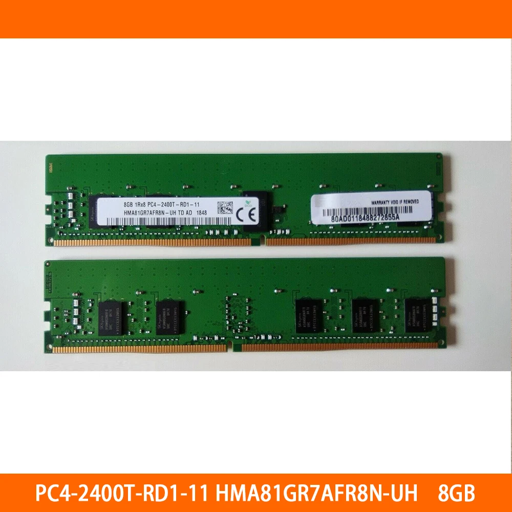 Оперативная память 8GB 1RX8 PC4-2400T-RD1-11 HMA81GR7AFR8N-UH Серверная память высокого качества Быстрая доставка
