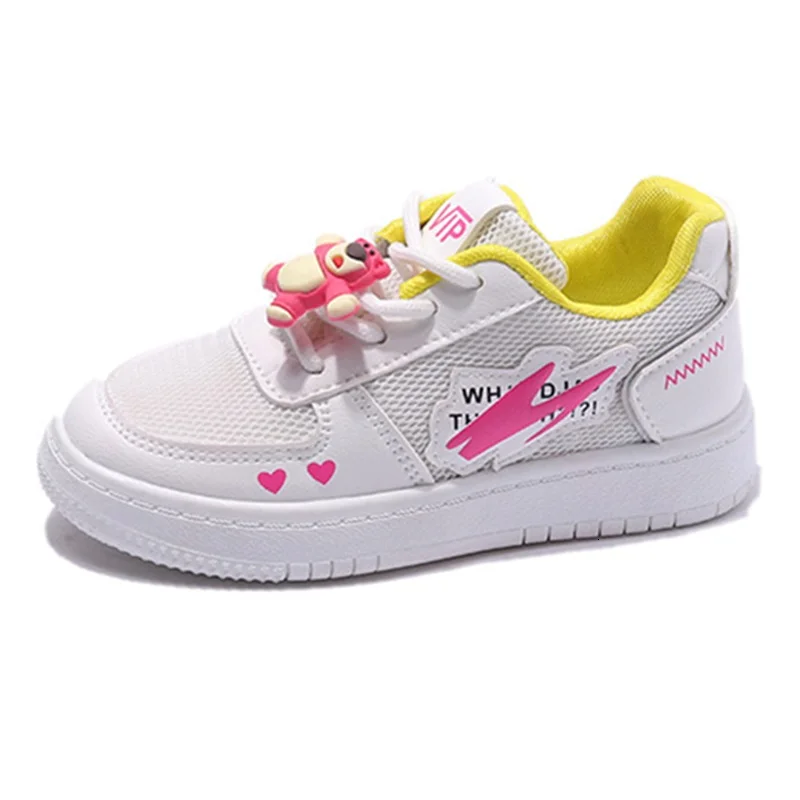 

Kruleepo Children Girls 2023 Fashion Sports Sneakers Baby Kids Skate Casual Shoes Air Mesh Breathable Gym Running Mules Schuhe