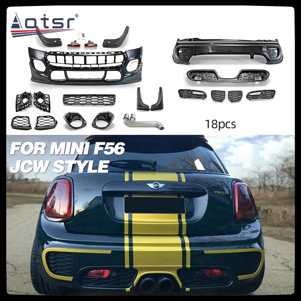 

For Mini Cooper F56 Car Body Kit Assembly Surround Grille Front Bumper Back Bumper Spoiler Protector