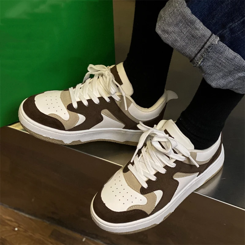 

Кроссовки для мужчин и женщин, Вулканизированная подошва, легкая Повседневная Удобная прогулочная обувь, модные тренды, большие размеры 36-44