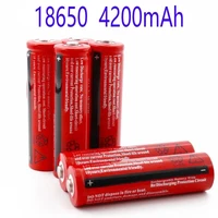 18650 lithium battery 3 7v volt 4200mah brc rechargeable li ion for power bank torch gtl evrefire