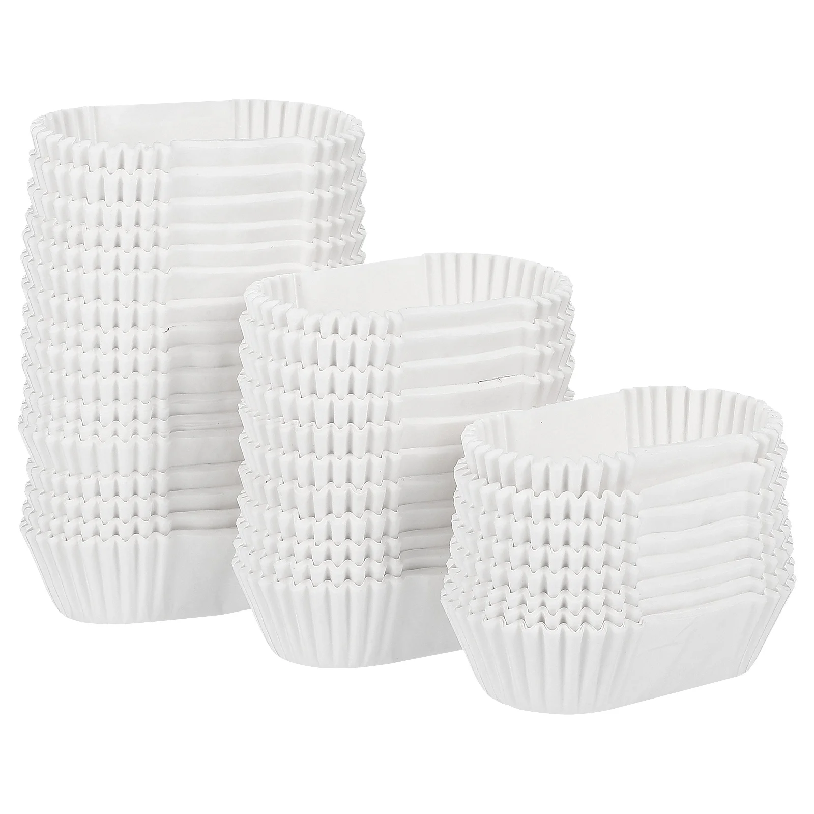 

1000 Pcs Disposable Dessert Bowls Paper Baking Cup Cups Wraps Bakeware Cake Case Grease Proof Cupcake Liners Oval
