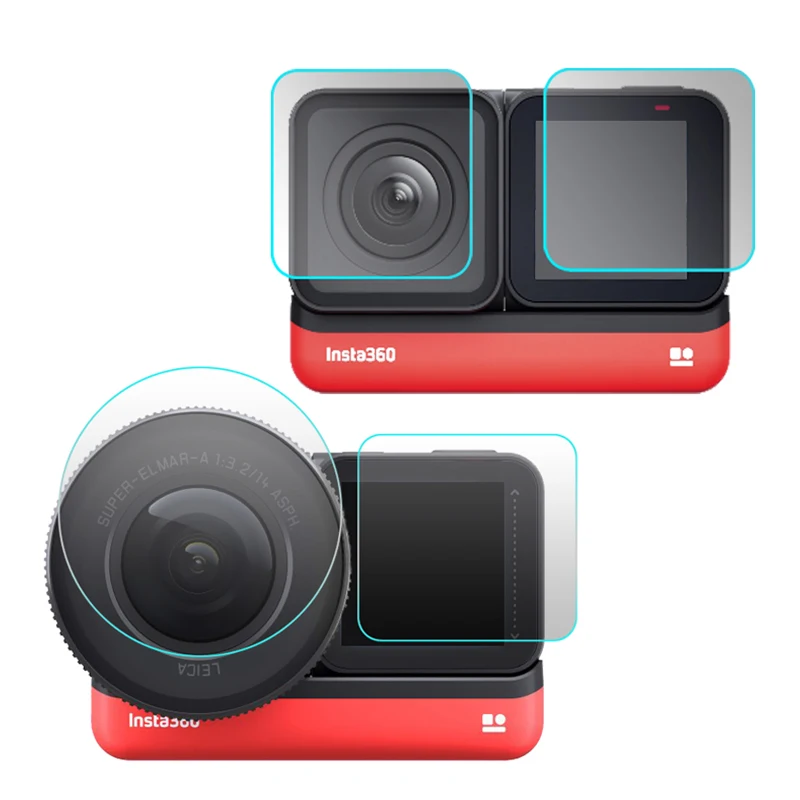 Комбинированная пленка из закаленного стекла для объектива Insta360 One RS 4k Leica
