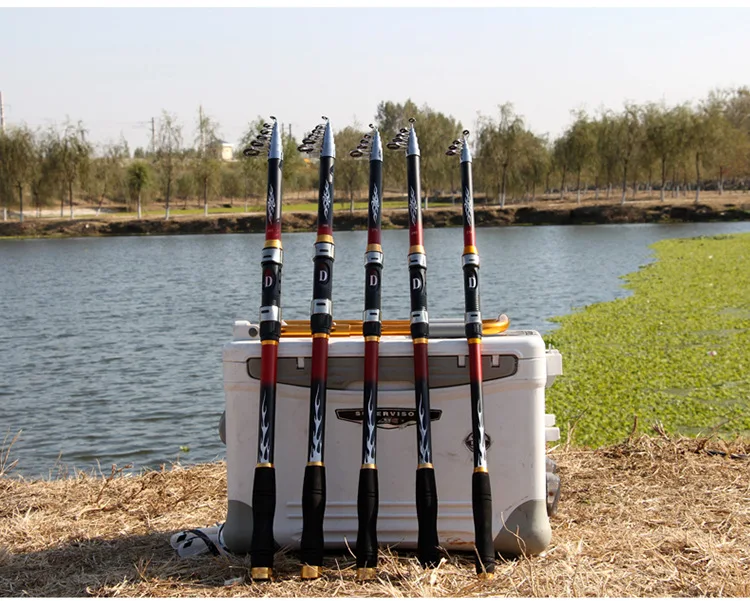 

Spinning Rod Rock Fishing Carbon Fiber Mini Telescopic Portable Q3N170