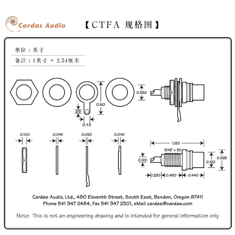 Оригинальный позолоченный RCA-разъем Cardas Audio CTFA производства США (art.: 3920da97ed649) - 3920da97ed649
