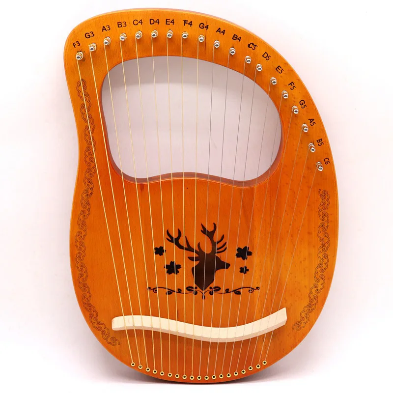 Miniature Lyre Harp Authentic Musical Instrument Child Traditional String Lyre Harp Professional Estrumento Music Appliances enlarge