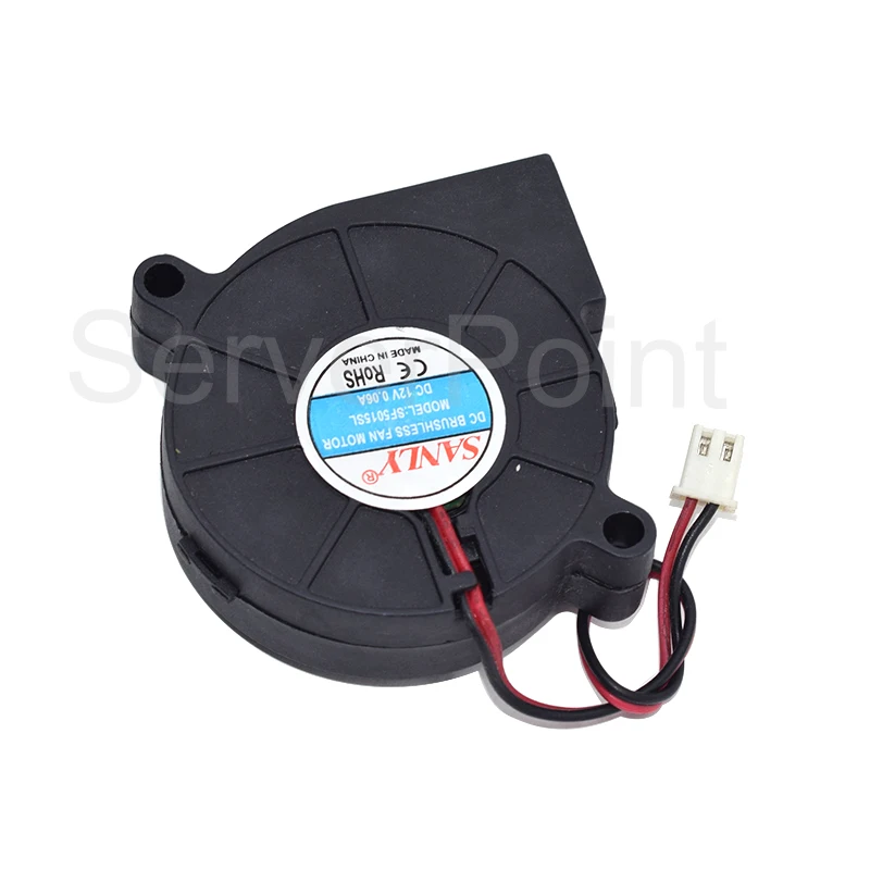 Хорошо протестированный кулер SF5015SL DC12 в 0,06a 0,72 Вт 5 см два провода 5015 50x50x15 мм промышленный вентилятор для охлаждения увлажнителя