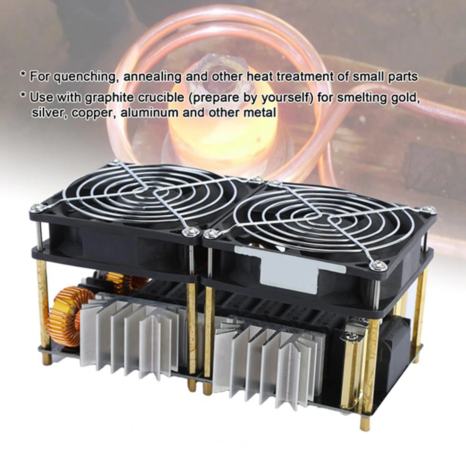 Высокочастотный индукционный нагрев высокомощный модуль питания ZVS мощностью 1800