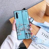 glitter imd wristband flower suitable for samsung s22plus mobile phone shell samsung s10 s21 s71 a71 te20 lanyard soft cover