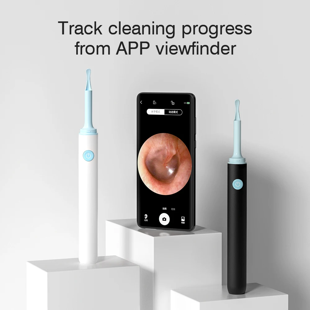 

500W HD Wireless Ear Cleaning Endoscope Camera 3in1 Micro USB Type-c Visual Ear Pick Ear Spoon Otoscope for Android Phones PC