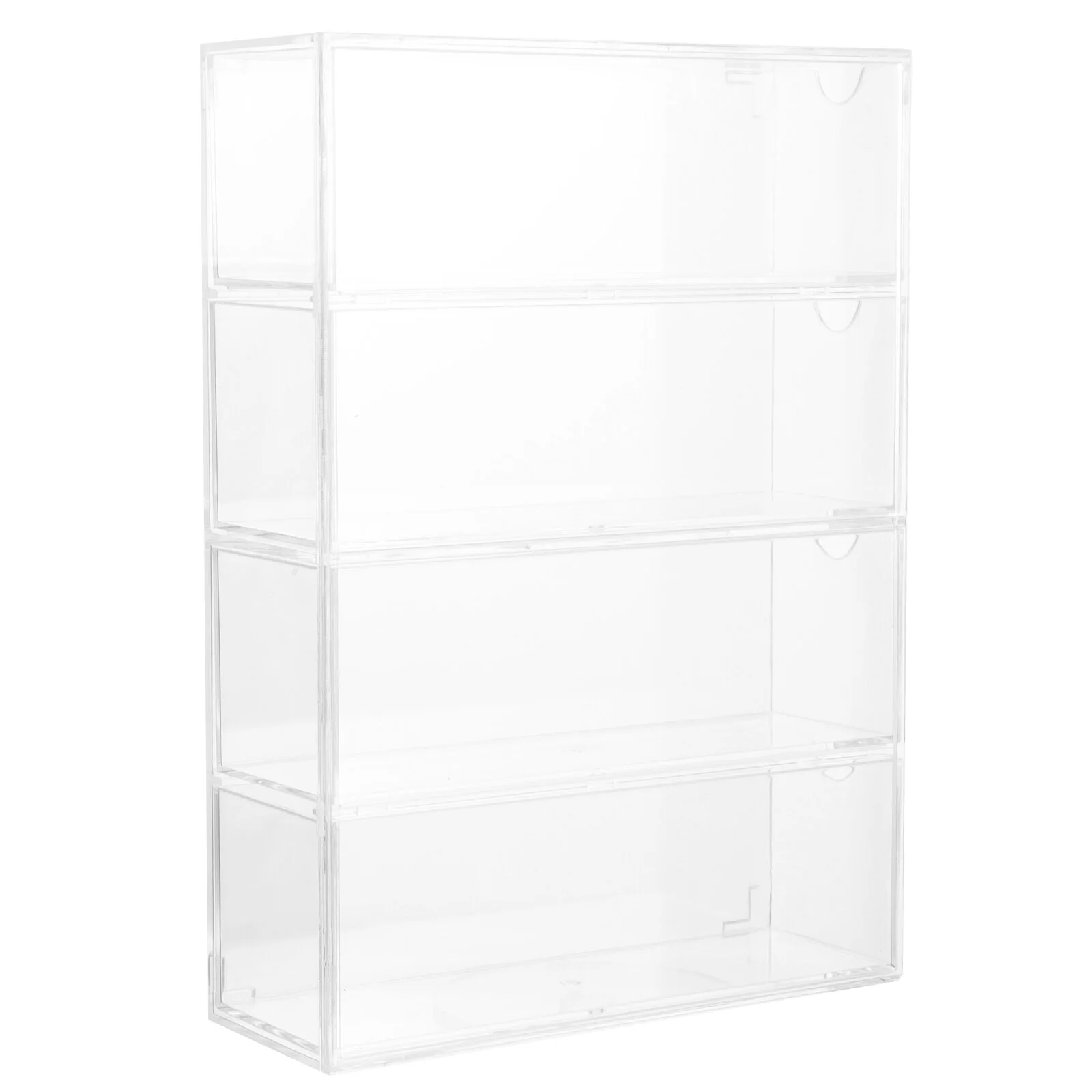 

Детская коробка для очков, акриловый Штабелируемый ящик, органайзер для солнцезащитных очков, фотостенд 25x17 см, прозрачный