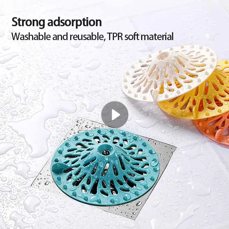 

Floor Drain Cover Anti-clogging Floor Drain Cover Kitchen Bathroom Sink Filter Hair Filter Sewer Hair Deodorant Toilet Drains
