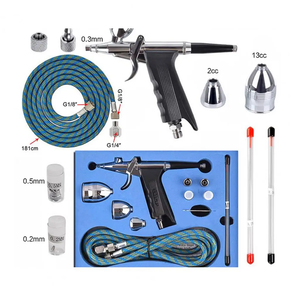 

Good Grip 1 Set Quality High Precision Spray Airbrush Lightweight Spray Airbrush Anti Corrosion for Makeup Tool