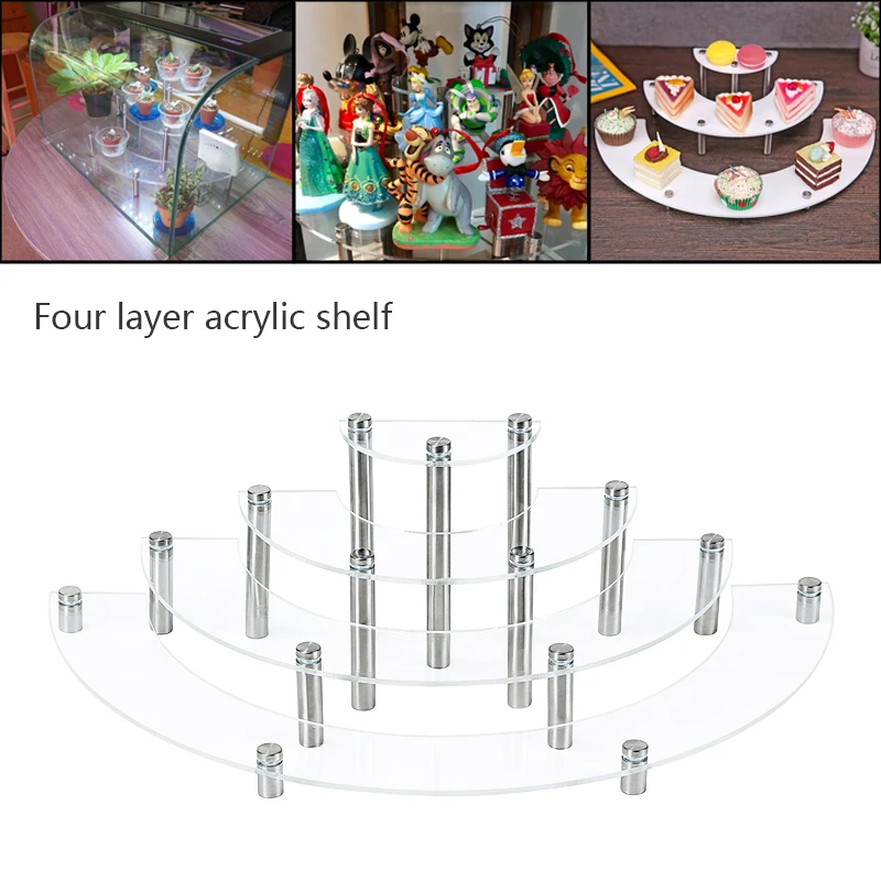 

4 Tiers Cake Stand Dessert Cupcake Tower Rack Jewelry Display Stand Acrylic Tray For Wedding Birthday Party Cake Bakeware Tool