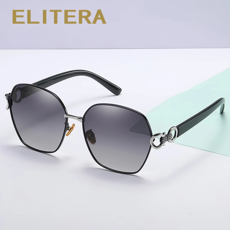 

ELITERA Women's Sunglasses Polarized Brand Design Personality Gradient Colour Fashion Luxury Outdoor Sports Driving Glasses