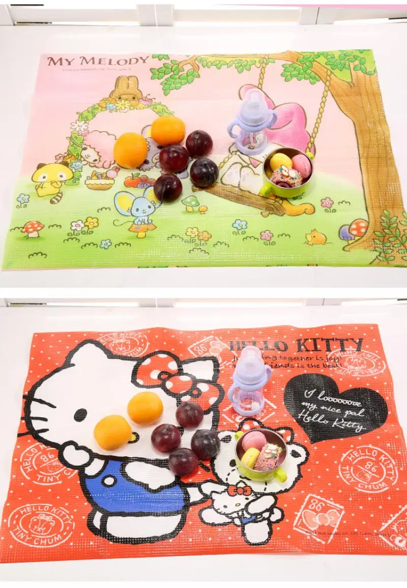 

Kawaii Sanrio Picnic Mat Hello Kittys Accessories Cute Anime Waterproof Children Outdoors Folding Crawling Mat Toys Girls Gift