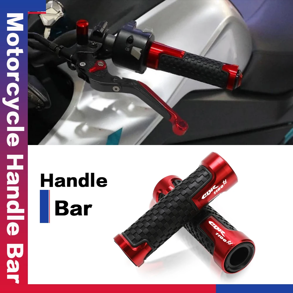 

Motorcycle 7/8"22mm Universal Handle Bar Grip Handlebar Hand Grips For HONDA CBR 1100XX CBR1100XX 1100 XX Blackbird 1997-2007