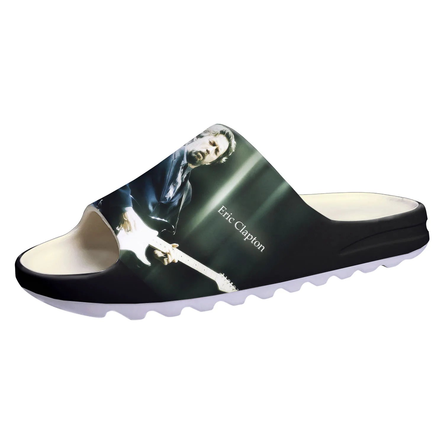 Eric Clapton Rock Guitar Soft Sole Sllipers Home Clogs Water Shoes Mens Womens Teenager Bathroom Beach Customize on Shit Sandals