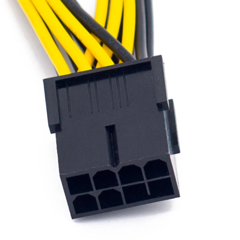 Видеокарта PCI-Express PCIE 8 Pin на Dual (6 + 2) VGA Графическая адаптер GPU разветвитель Кабель