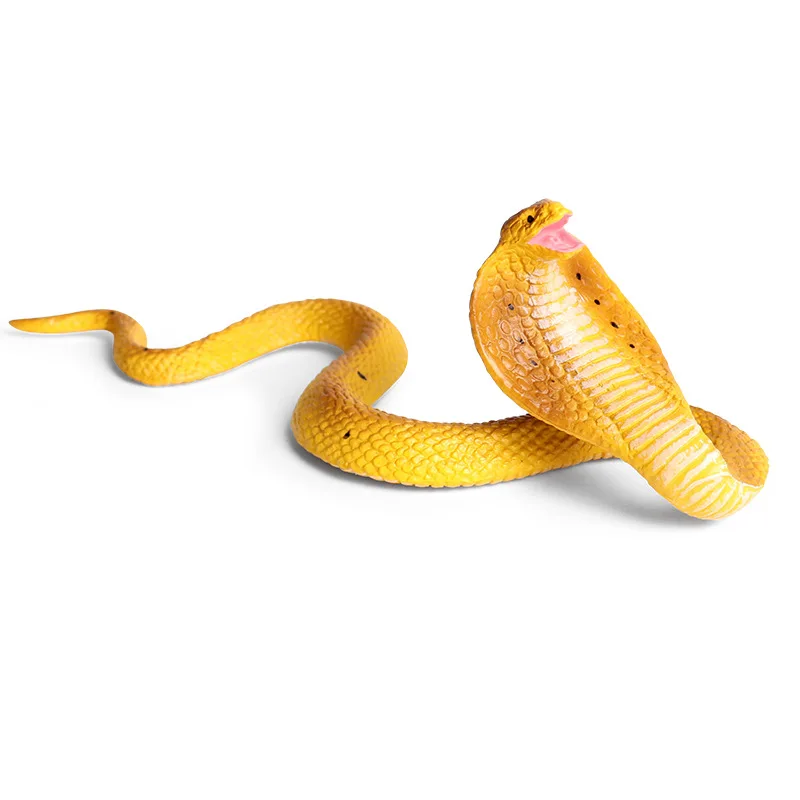 Имитация объекта движущаяся модель кобры статуя животного рукоделие обучение