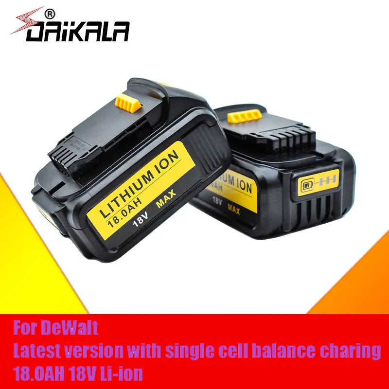 

2023 new 18V 18000mah lithium ion battery dcb180 rechargeable battery for dewaxing dcb180, dcb181 XJ dcb200, dcb201, dcb201-2